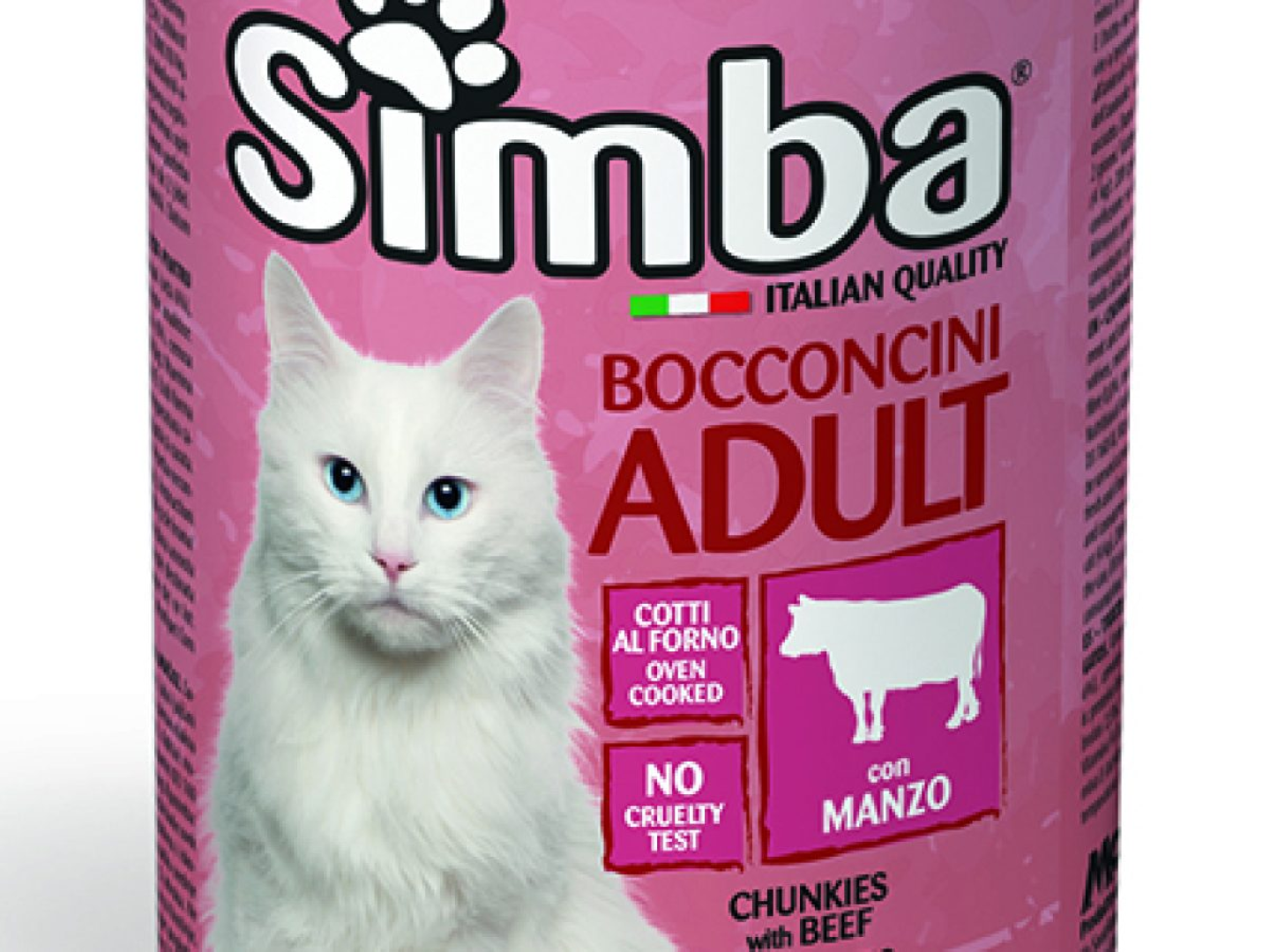 SIMBA CAT/F CHUNKIES BEEF 720G